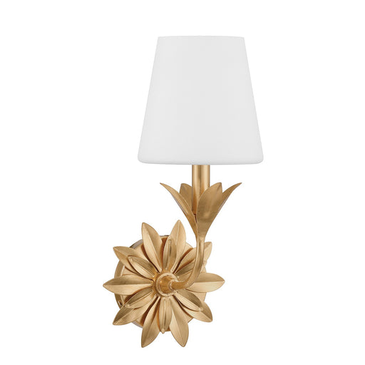 Broche 1 Light 6.5" Sconce in Antique Gold