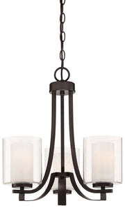 Parsons Studio 3-Light Chandelier in Smoked Iron