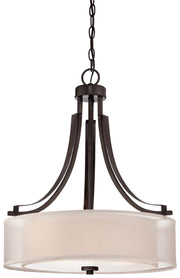 Parsons Studio 3-Light Pendant in Smoked Iron
