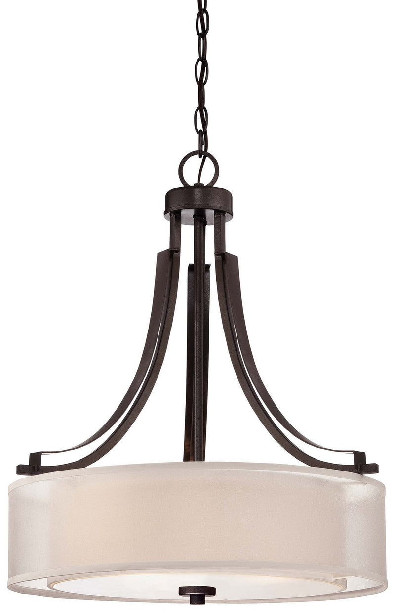 Parsons Studio 3-Light Pendant in Smoked Iron
