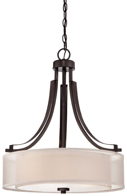 Parsons Studio 3-Light Pendant in Smoked Iron