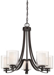 Parsons Studio 5-Light Chandelier in Smoked Iron