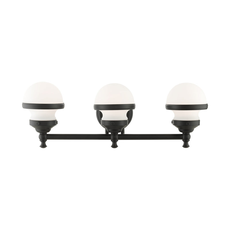 Oldwick 3-Light Bath Vanity Light in Black