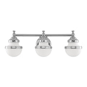 Oldwick 3-Light Bath Vanity Light in Polished Chrome