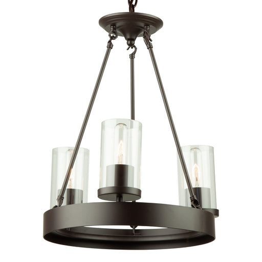 Menlo Park 3-Light Chandelier in Oil Rubbed Bronze
