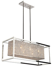 Vega Chandelier in Chrome - Lamps Expo