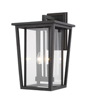 Seoul 2 Light 11.25" Outdoor Wall Light in Oil Rubbed Bronze