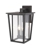 Seoul 2 Light 11.25" Outdoor Wall Light in Oil Rubbed Bronze