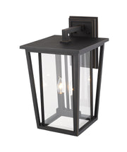 Seoul 2 Light 11.25" Outdoor Wall Light in Oil Rubbed Bronze