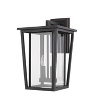 Seoul 2 Light 11.25" Outdoor Wall Light in Oil Rubbed Bronze