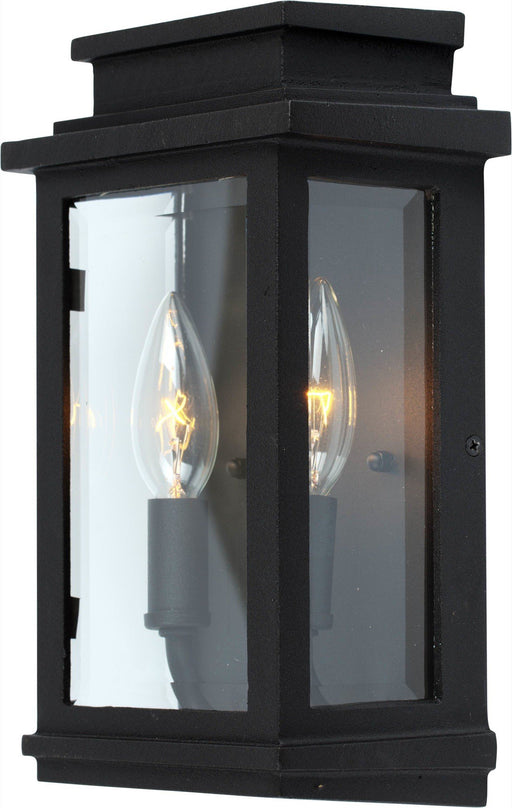 Freemont Small 2-Light Outdoor Wall Lantern in Black