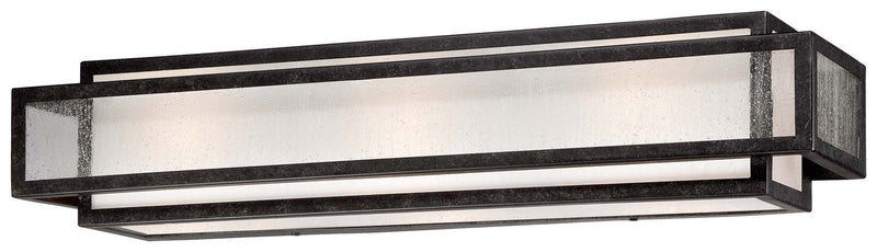 Camden Square 3-Light Bath Vanity Light in Aged Charcoal