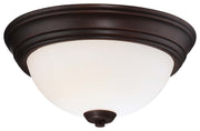 Overland Park 2-Light Flush Mount in Vintage Bronze