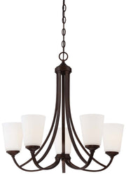 Overland Park 5-Light Chandelier in Vintage Bronze