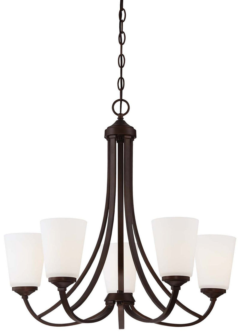 Overland Park 5-Light Chandelier in Vintage Bronze
