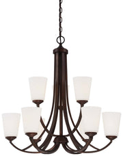 Overland Park 9-Light Chandelier in Vintage Bronze
