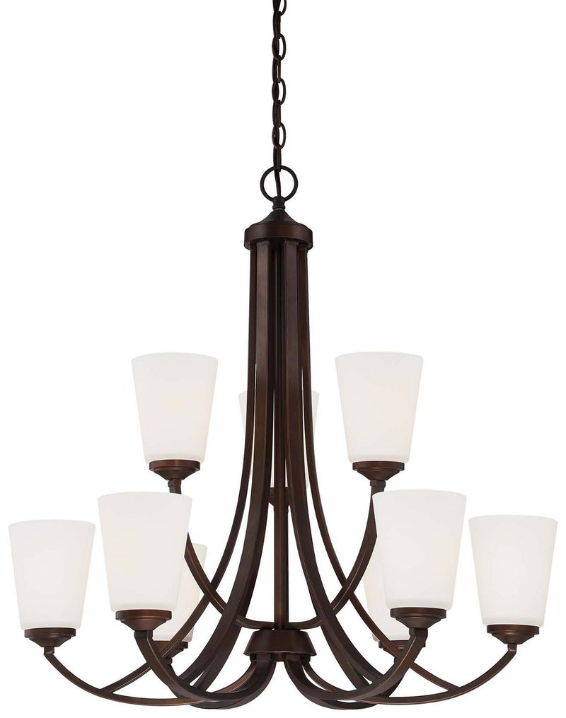 Overland Park 9-Light Chandelier in Vintage Bronze