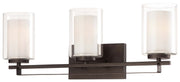 Parsons Studio 3-Light Bath Vanity Light in Smoked Iron