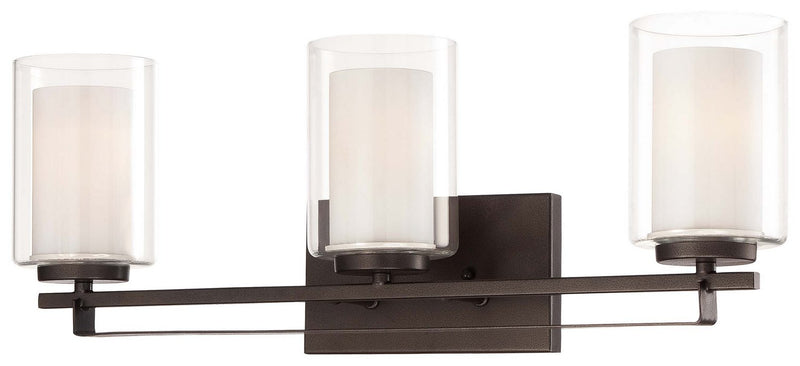 Parsons Studio 3-Light Bath Vanity Light in Smoked Iron
