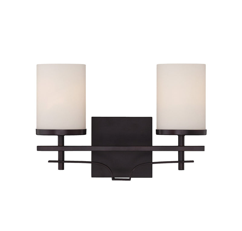 Colton 2-Light Bath Vanity Light in English Bronze