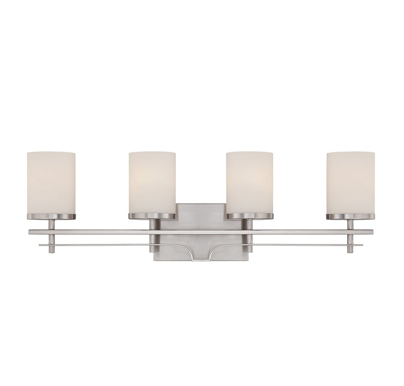 Colton 4-Light Bath Vanity Light in Satin Nickel