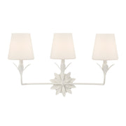 Broche 3 Light 25" Bathroom Vanity in Matte White