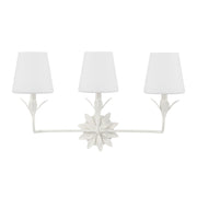 Broche 3 Light 25" Bathroom Vanity in Matte White