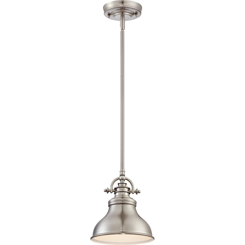 Emery Mini Pendant in Brushed Nickel