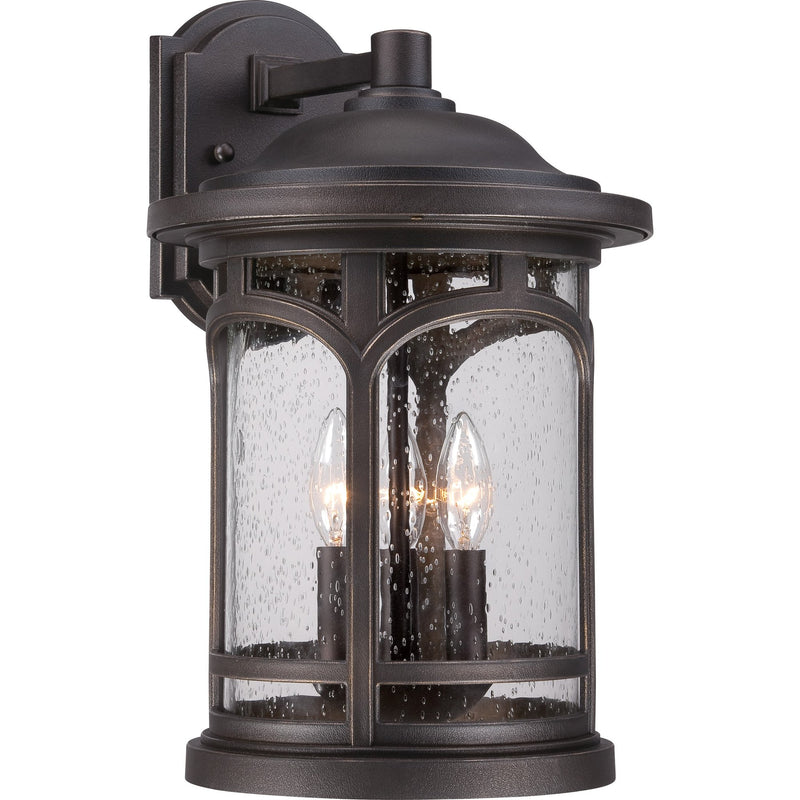 Marblehead Large 3-Light Outdoor Wall Lantern in Palladian Bronze