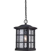 Stonington Outdoor Hanging Lantern in Mystic Black