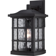 Stonington Large Outdoor Wall Lantern in Mystic Black