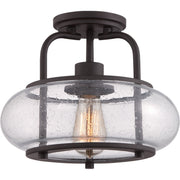 Trilogy 12" Semi-Flush Mount in Old Bronze