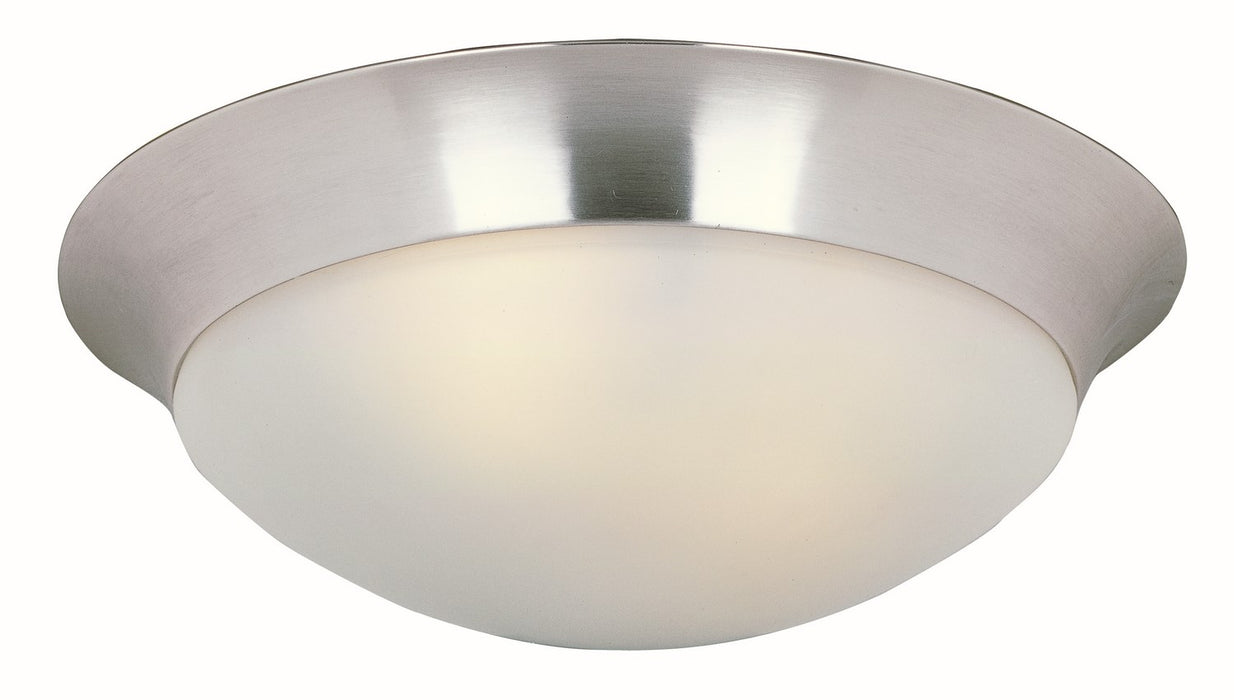 Essentials - 585x Three Light Flush Mount in Satin Nickel