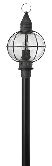Cape Cod 4-Light Outdoor Post Light in Aged Zinc