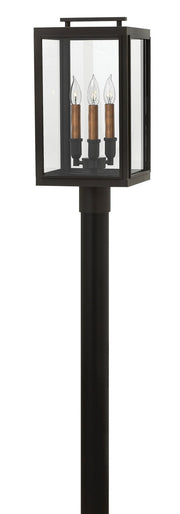 Sutcliffe 3-Light Outdoor Post Light in Oil Rubbed Bronze