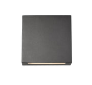 Quadrate 1 Light 11.25" Outdoor Wall Light in Black