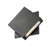Quadrate 1 Light 11.25" Outdoor Wall Light in Black