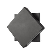 Quadrate 1 Light 11.25" Outdoor Wall Light in Black