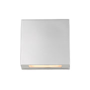 Quadrate 1 Light 9.25" Outdoor Wall Light in Silver