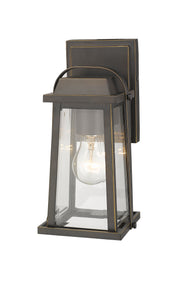 Millworks 1 Light 5.75" Outdoor Wall Light in Oil Rubbed Bronze