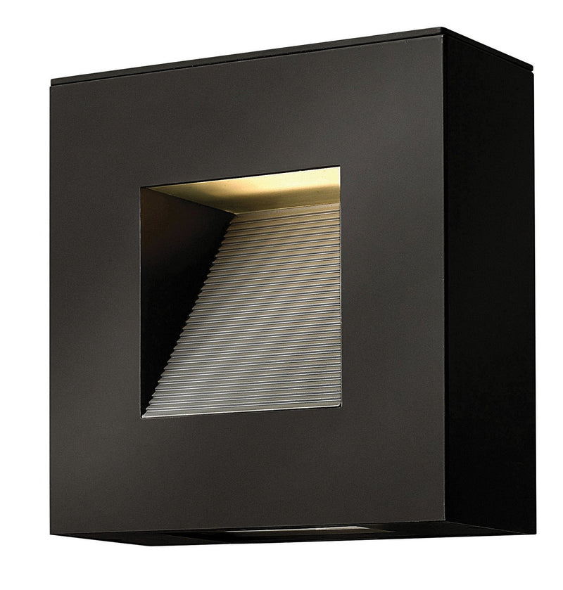 Luna Small Outdoor Wall Sconce in Satin Black