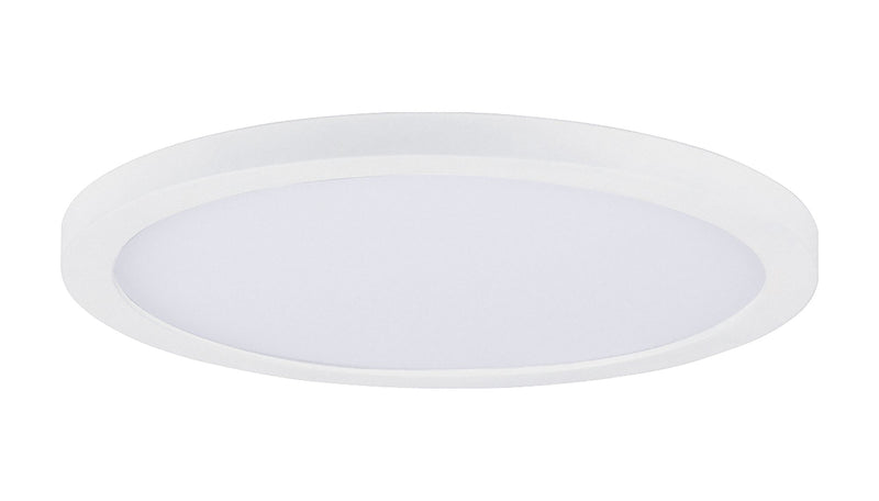 Chip 7" 15W Round LED Flush Mount in White