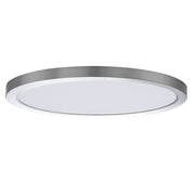 Chip 16" Round LED Flush Mount in Satin Nickel