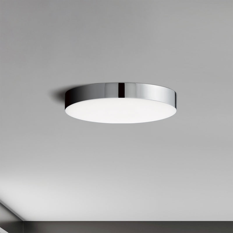 Trim 5" Round LED Flush Mount in Polished Chrome