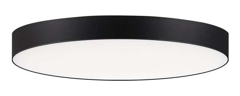 Trim 7" Round LED Flush Mount in Black