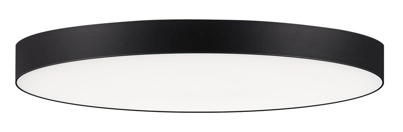 Trim 9" Round LED Flush Mount in Black