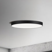 Trim 9" Round LED Flush Mount in Black