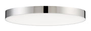 Trim 9" Round LED Flush Mount in Polished Chrome