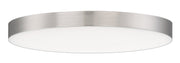 Trim 9" Round LED Flush Mount in Satin Nickel