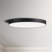 Trim 11" Round LED Flush Mount in Black
